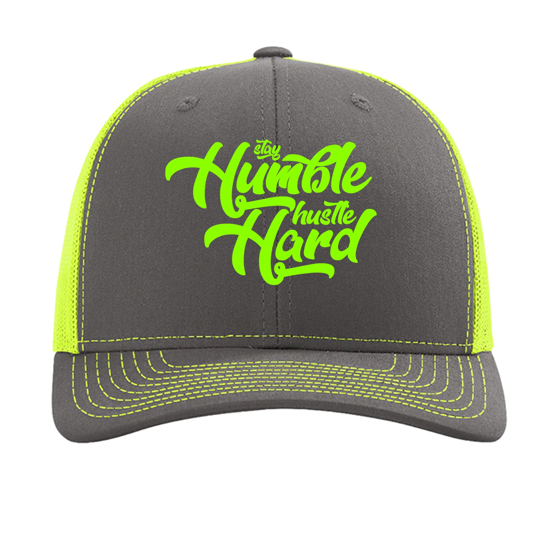 Charcoal/ Neon Yellow - 112 - FRONT